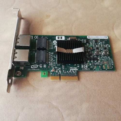 HP NC360T PCI Express Dual Port Gigabit Server Adapter used
