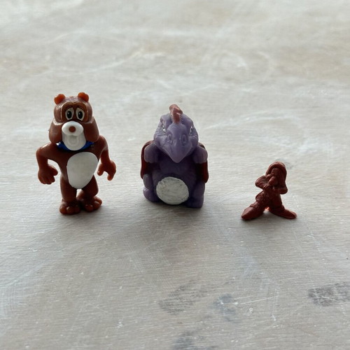 Collectible figures set of 3 from 80s/90s like new