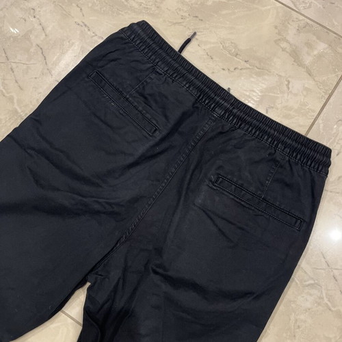 H&M black cargo pants used, size S/M