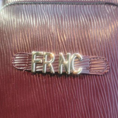 FRNC shoulder bag new, bordeaux, eco leather