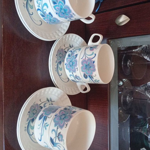 Vintage Pontesa tea set 15 pieces made in Spain 1970, like new