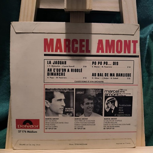 Marcel Amont La Jaguar vinyl like new, pop