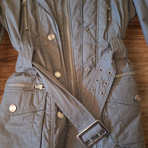Zara Basic women's jacket small gray like new with hood