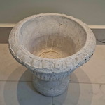 Ceramic flowerpot white like new