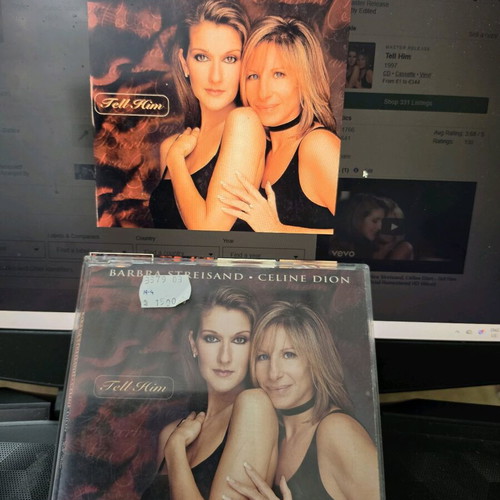 Cd Tell Her with Barbra Streisand & Celine Dion like new, Pop