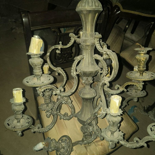 Ecclesiastical chandelier used, vintage style