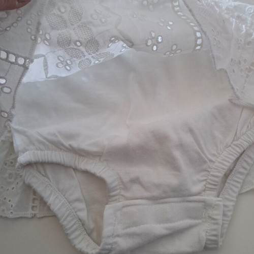 Mini Raxevsky white lace baby dress like new for 3-6 months