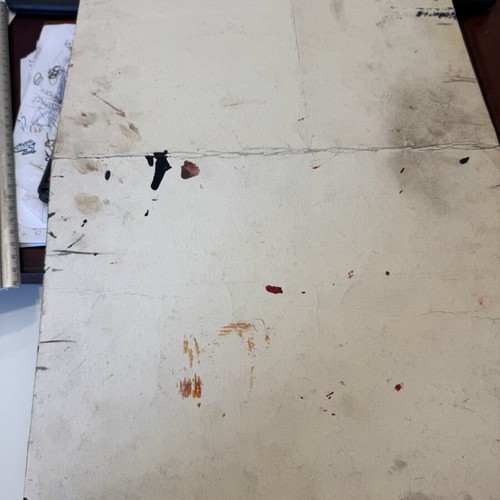 Rambo II movie poster used, cardboard 46x30 cm