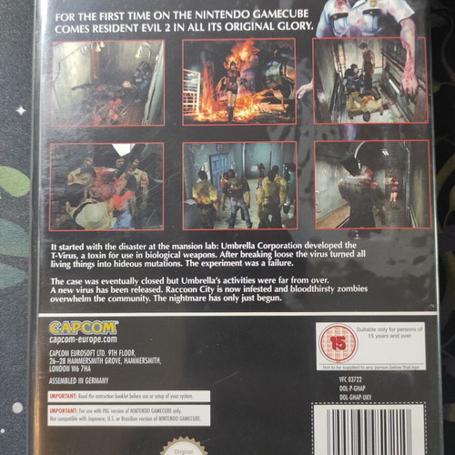 Resident Evil 2 Nintendo GameCube CIB like new, English version