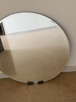 IKEA Kolja circular mirror used, minimal design