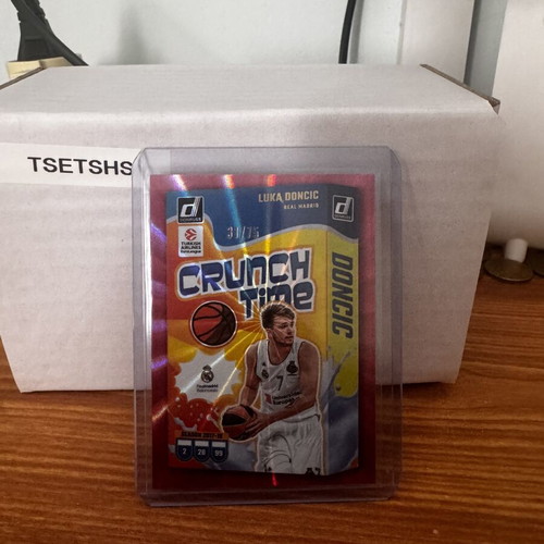 Luka Doncic Crunch Time numbered card new