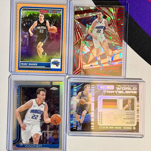 Franz Wagner Parallel Cards, Orlando Magic, pack of 4 new