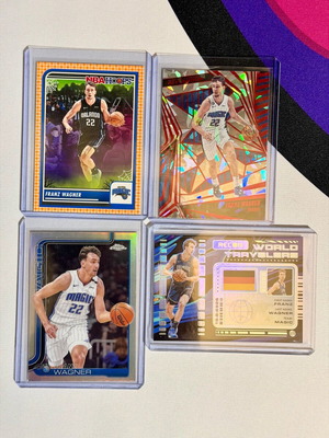 Franz Wagner Parallel Cards, Orlando Magic, pack of 4 new
