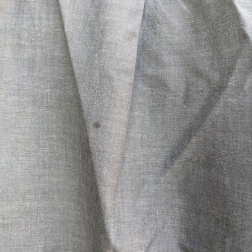 Trussardi men's shirt used, gray, size 42, 100% cotton