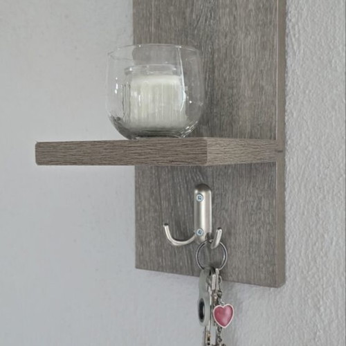 Shelf key holder like new, practical wall hook