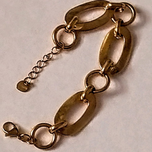 Steel bracelet women’s like new, gold color
