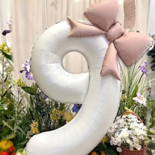 Children's party set bow theme new