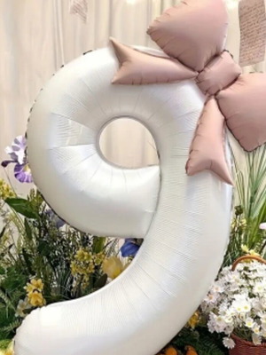 Children's party set bow theme new