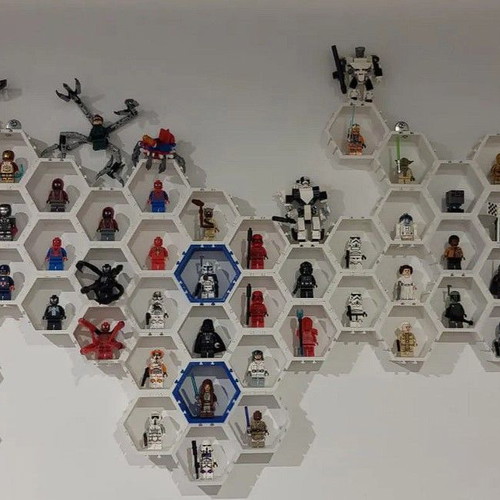 LEGO figure base new, wall mountable