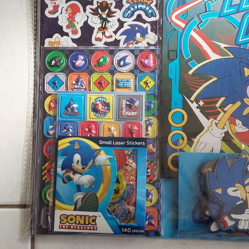 Sonic the hedgehog stickers new, pack of 500 pieces