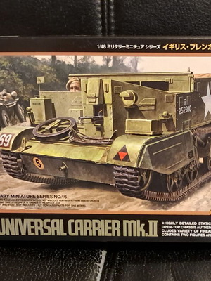 Βρετανικό όχημα Universal Carrier Mk.II 1/48 μοντέλο Tamiya καινούργιο
