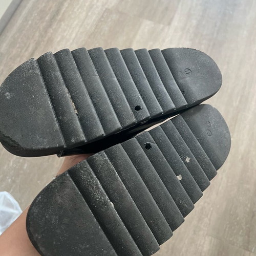 Black slippers size 41 used