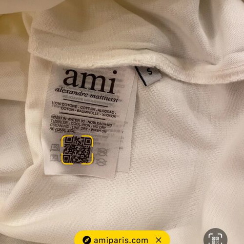 Ami T-shirt new, white, sizes M L XXL
