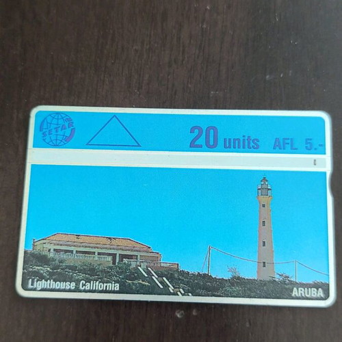 Aruba phone card used