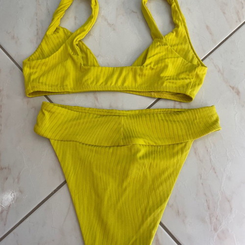 Nadia Rapti small swimwear like new, yellow, high waist