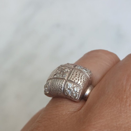 Silver 950 ring, 17 mm