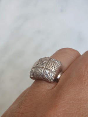 Silver 950 ring, 17 mm