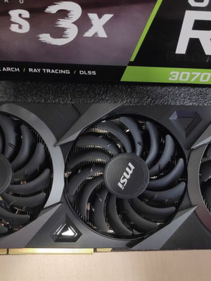 MSI GeForce RTX 3070 Ti Ventus 3X 8GB μεταχειρισμένη κάρτα γραφικών