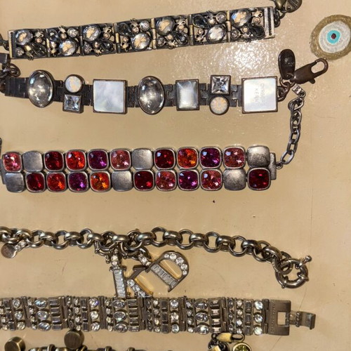Dyrberg/Kern vintage bracelets set of 9 like new, multicolor
