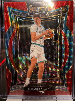 Panini Select Concourse Orange Flash Prizm Tidjane Salaun #95 Rookie Card 2024-25 new