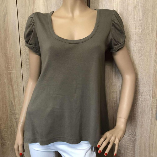 Danoff blouse khaki like new, size M/L, 100% cotton