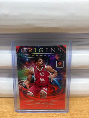 2025-26 Panini Origins EuroLeague Kyle Hines Red Card