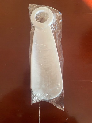 Travel Plastic Shoe Horn White New