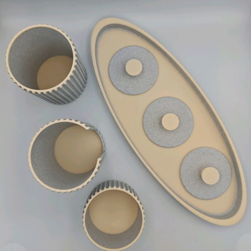 Cosmetic storage set new, 5 pieces, 3D printed