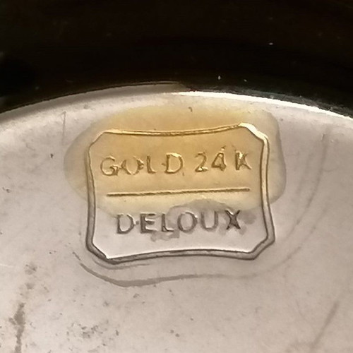 Vintage Fountain from Tin with 24K GOLD DELOUX Coating