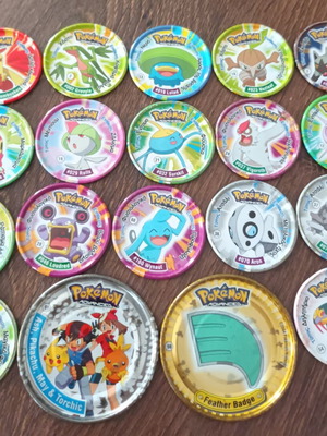 Pokemon metal tazos