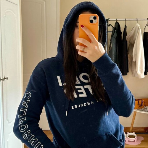 Hollister women's hoodie like new, dark blue