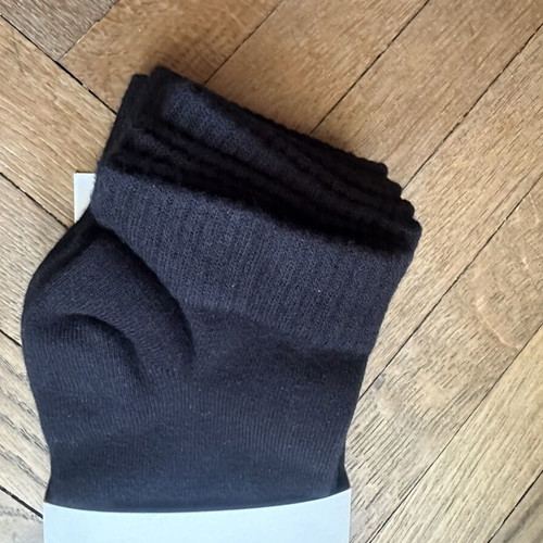 Zara short black socks pack of 4, size 43-46