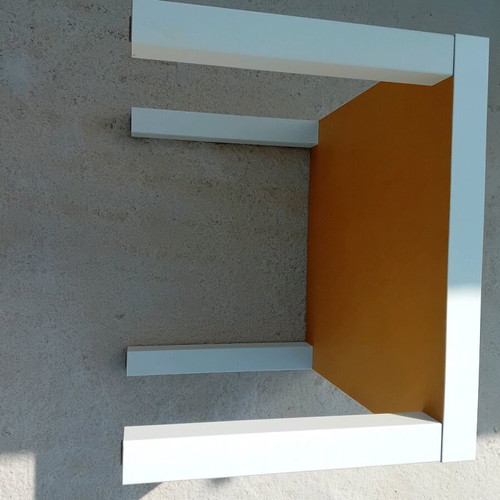 Lacquered coffee table new 55×55×45 cm