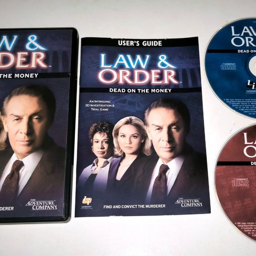 Law & Order: Dead on the Money PC used, adventure