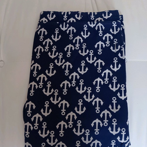ASOS strapless beach romper like new, blue with white anchors
