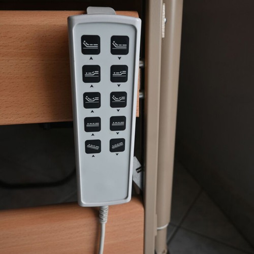 Alfacare hospital electric bed used, adjustable with mattress