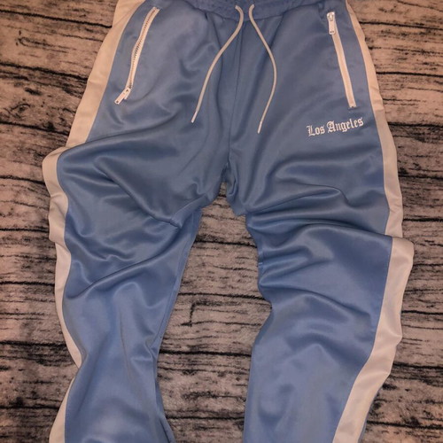 Palm Angels pants baby blue and white size S like new