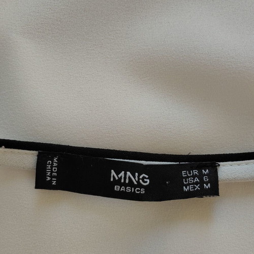 MNG Basics white shirt, size M