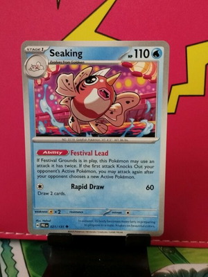 Κάρτα Pokémon Seaking Prismatic evolutions 021/131 σαν καινούργιο