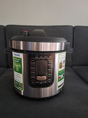 Philips All-in-One Cooker HD2237/40 new, 1300W, 6L ProCeramic pot